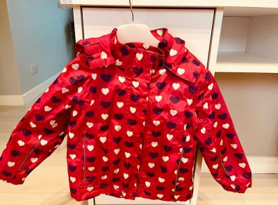 Girl windbreaker jacket, 3-4 years old
