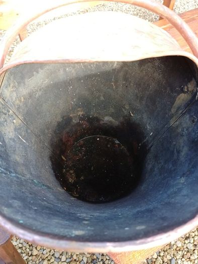 Vintage Handmade Copper Bucket