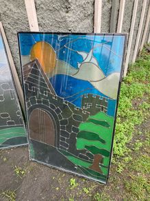 Stained glass panels