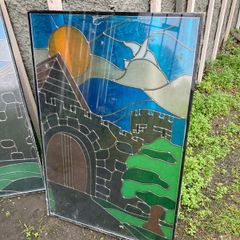 Stained glass panels