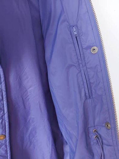 BARBOUR purple quilted jacket