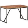 Dining Table 120x60x76 cm Solid Acacia and Mango Wood Image 2