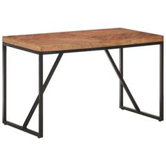 Dining Table 120x60x76 cm Solid Acacia and Mango Wood