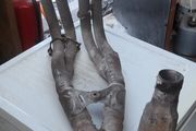 CBR firblade 1000RR 2004 exhaust downpipes