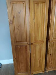 furniture wardrobe and 2 lockers