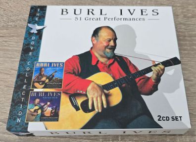 Burl Ives - 51 Great Performances 2 CD Set. Mint Condition