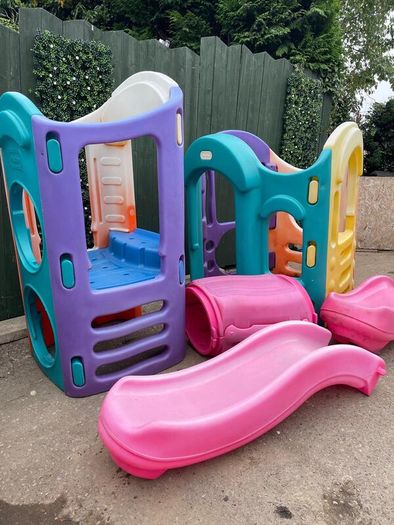 Little tikes 8 in 1 playground with slides