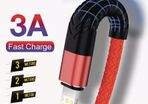 1m/2m/3m Long Lightning iPhone Charger for Apple iPhone 12 11 X 6 5 7 8 USB Cable