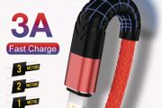 1m/2m/3m Long Lightning iPhone Charger for Apple iPhone 12 11 X 6 5 7 8 USB Cable