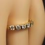 14kt Gold Filled Moissanite Band Ring Image 8
