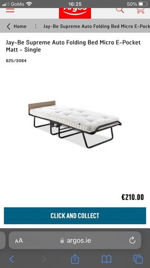 Folding Guest Bed