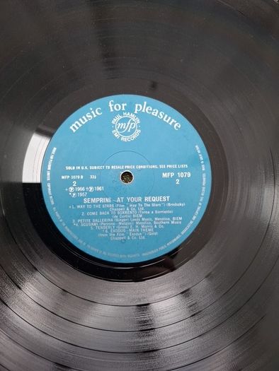 Semprini At Your Request Vinyl LP from 1966