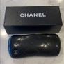 Chanel Black Leather Quilted Hardshell Sunglasses Case Image 9