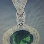 18KT White Gold Filled Pendant Image 2