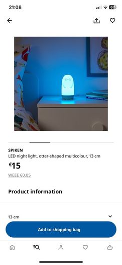 IKEA childrens nightlight