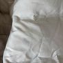 Zara semi long cream belted puffer jacket Image 9