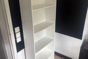 white bookcase