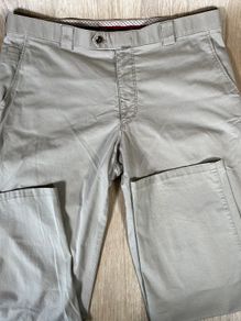 Mens Meyer Chino Trousers Beige W39 L28.5
