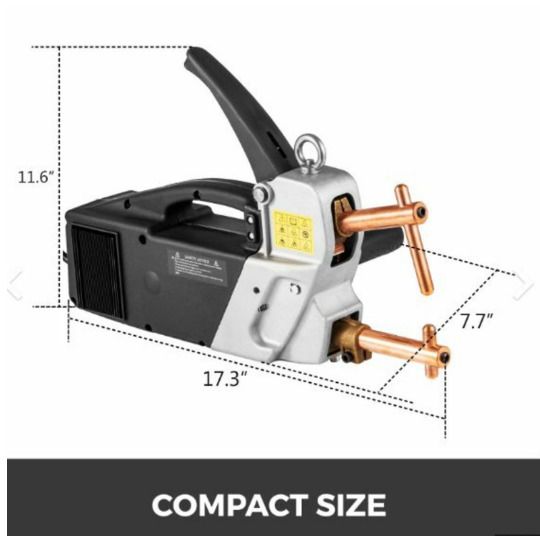 Electric Spot Welder 230v Portable Handheld Welding Tip 2.0 +2.0mm