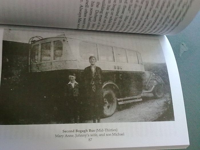 "In-through" People Rambles in the Bogagh Bus Ireland Irish Donegal History
