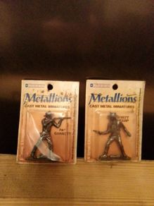 2 x Lone Star Metallions Cast Metal Toy Cowboy