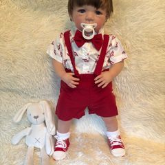 Reborns By Laura.  Cheeky, Chappy Alfie is back! 24inch Heavy, Weighted Reborn Doll