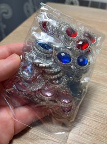 High Quality Rhinestone Crystal Buttons Embellishment