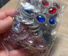 High Quality Rhinestone Crystal Buttons Embellishment