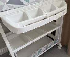 Baby Changing Unit Table & Bath (One Owner)