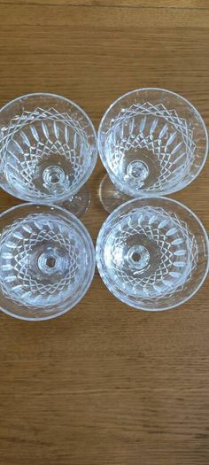 Set 4 wine glasses Galway Crystal
