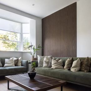 Acoustic Slat Wall Panel Wenge 240x60cm