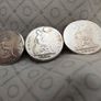 Four x British coins broach Image 5