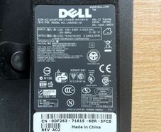 Dell laptop charger, AC adapter, power supply cord