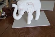 Elephant wooden unpainted