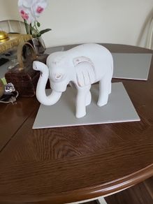 Elephant wooden unpainted