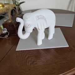 Elephant wooden unpainted