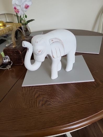 Elephant wooden unpainted