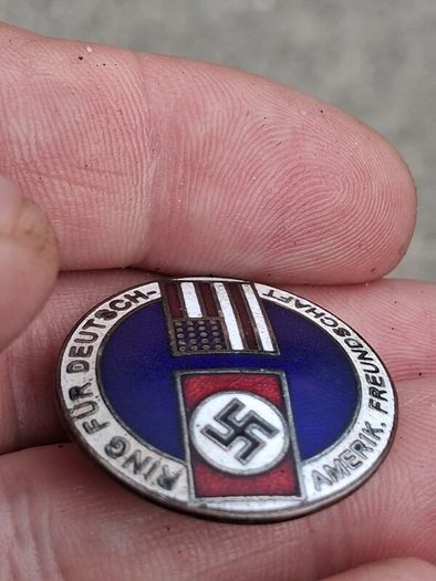 Trio of 1930's Party Pin Badges