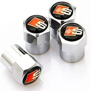 4pcs S line S-line metal car wheel tire valve cap decoration accessories For Audi Sline S1 S2 TT S3 Q7 S5 S6 S7 S8 Q3 Q5 S4 Q8 R8 Q2