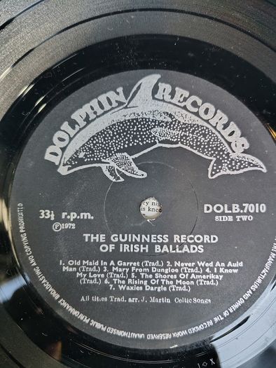 Dublin City Ramblers - The Guinness Record Of Irish Ballads Vinyl LP (1972) Original Irish Pressing EX+ Folk Trad