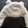 Zara Kids Faux Fur Trapper Bear Hat with bear ears & chin strap One Size EUc Image 2