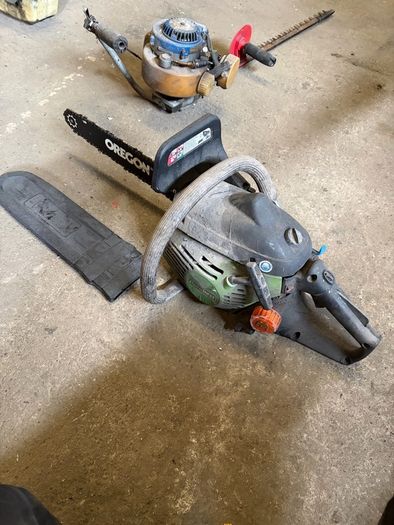 Strimmers, chainsaws and hedgecutters