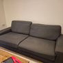 Ikea Kivik 3 seat sofa  - anthracite (very good condition) Image 2