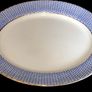 Antique Soho Pottery "Montauban" Blue Basket-Weave Image 6
