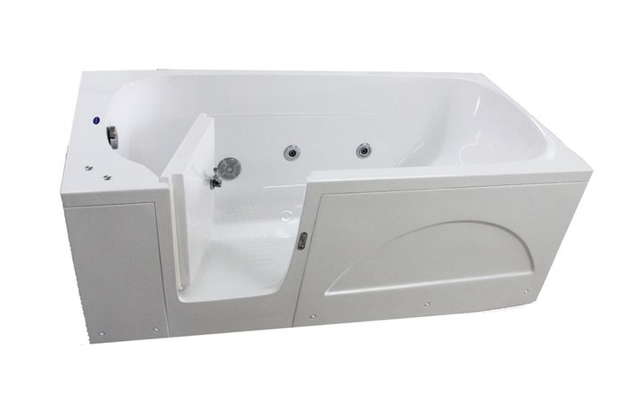 Amber walk in bath, full length, side door, low entry level