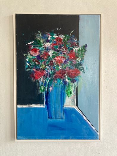 Large Original Floral Painting Original Art Contemporary Art Modern Irish abstract art