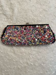 NEW Hand Stitched Handbag / Clutch - A very expensive boutique purchase !