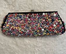 NEW Hand Stitched Handbag / Clutch - A very expensive boutique purchase !
