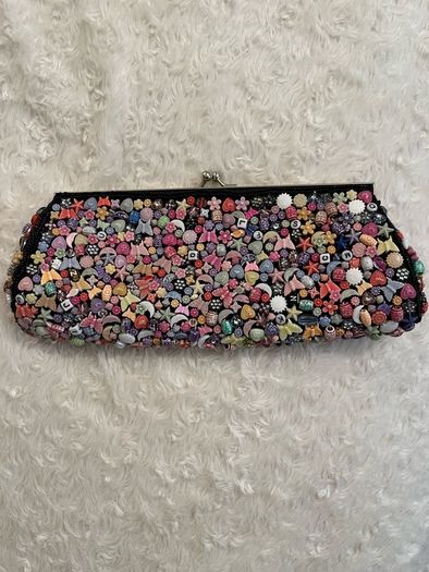 NEW Hand Stitched Handbag / Clutch - A very expensive boutique purchase !