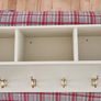 Coat hooks with shelves and baskets Image 3